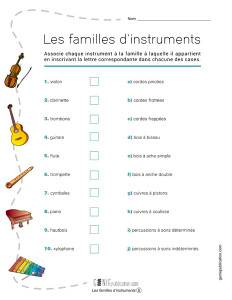 G Niepublication Catalogue Les Familles D Instruments