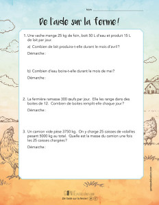 De l'aide sur la ferme