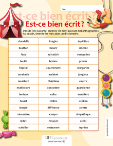 Est-ce bien écrit ?