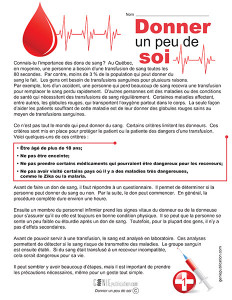 Donner un peu de soi