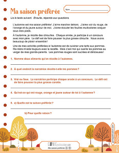 Ma saison préférée