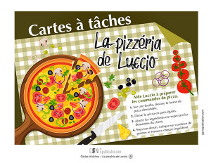 Cartes à tâches - La pizzéria de Luccio