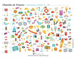 Cherche et trouve – Vacances d'été 2