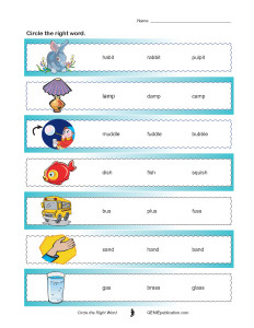 Circle the Right Word