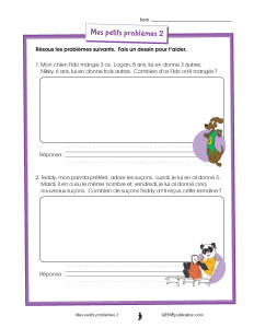 Mes petits problèmes 2