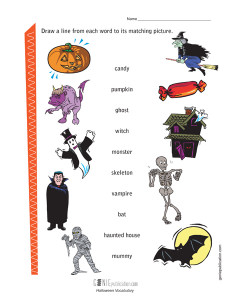 Halloween Vocabulary