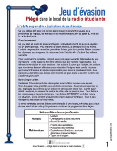 Coup de coeur | Jeu d’évasion – Piégé dans le local de la radio étudiante