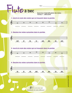 Identification de notes (débutant)