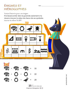 Énigmes et hiéroglyphes