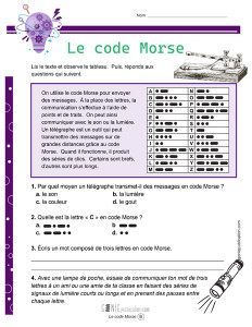 Le code Morse
