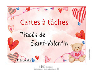 Cartes à tâches – Tracés de Saint-Valentin