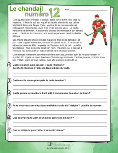 Le chandail numéro 12