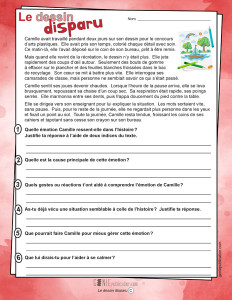 Le dessin disparu