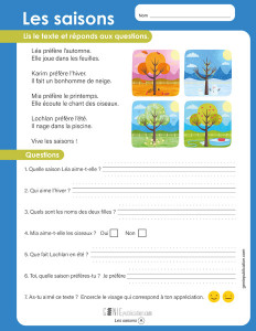 Les saisons