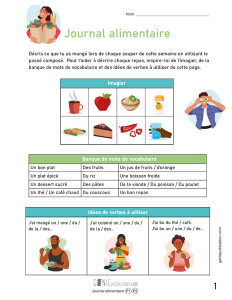 Journal alimentaire 1