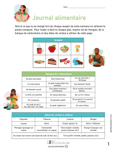 Journal alimentaire 2