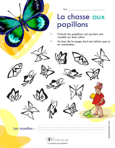 La chasse aux papillons