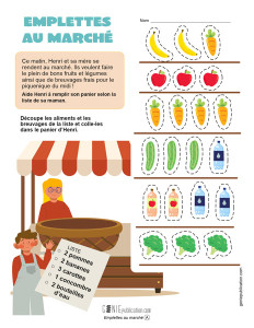 Emplettes au marché