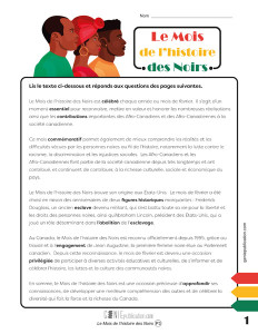 Le Mois de l’histoire des Noirs 2