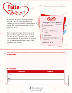 Faits avec amour !