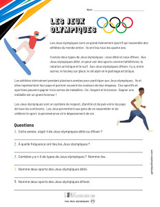 Les Jeux olympiques 1