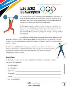 Les Jeux olympiques 2