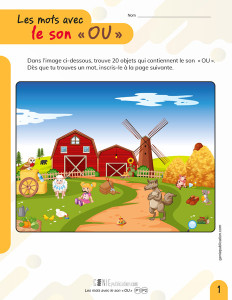 Les mots avec le son « OU »