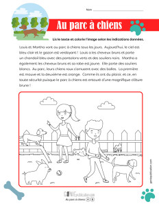 Au parc à chiens