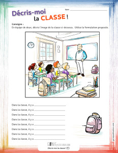 Décris-moi la classe ! 1