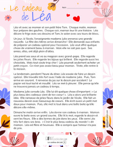 Le cadeau de Léa