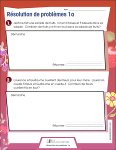 Résolution de problèmes 1a