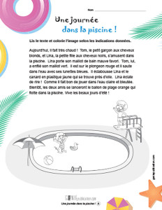 Une journée dans la piscine !