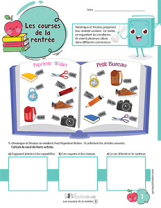 Les courses de la rentrée