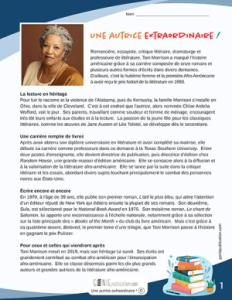 Une autrice extraordinaire !