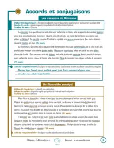 Accords et conjugaisons - Deux dictées !
