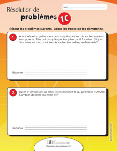 Résolution de problèmes 1c