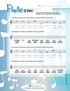 Identification des notes avancé