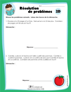 Résolution de problèmes 2D