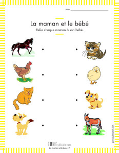 La maman et le bébé