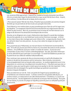 L'été de mes rêves