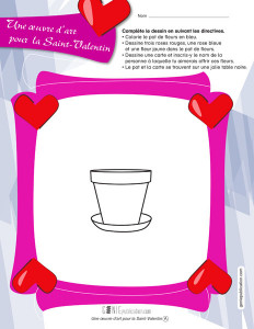 Une oeuvre d'art pour la Saint-Valentin