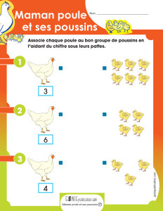 Maman poule et ses poussins