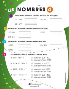 Les nombres 4