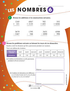 Les nombres 6