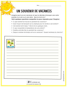 Un souvenir de vacances