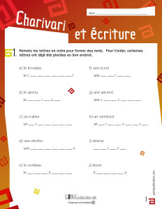 Charivari et écriture