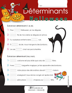 Déterminants – Halloween