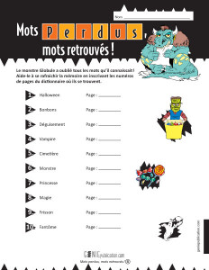 Mots perdus, mots retrouvés !