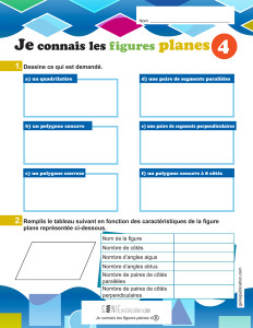 Je connais les figures planes 4