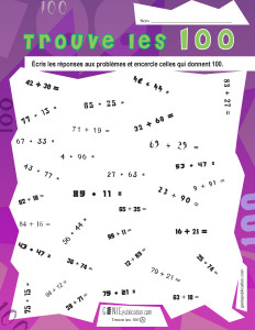 Trouve les 100